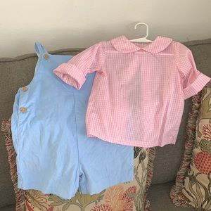 Little English jon jon and shirt